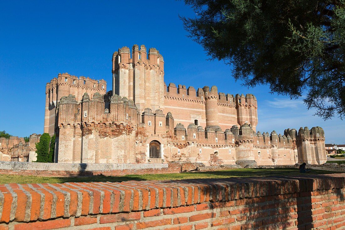 Coca, Segovia Province, Spain  Castillo de Coca  Coca castle  Important example of Mudéjar military architecture