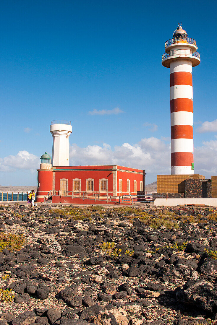 Leuchtturm von El Cotillo, Naturpark, El Cotillo, Fuerteventura, Kanarische Inseln, Spanien, Europa