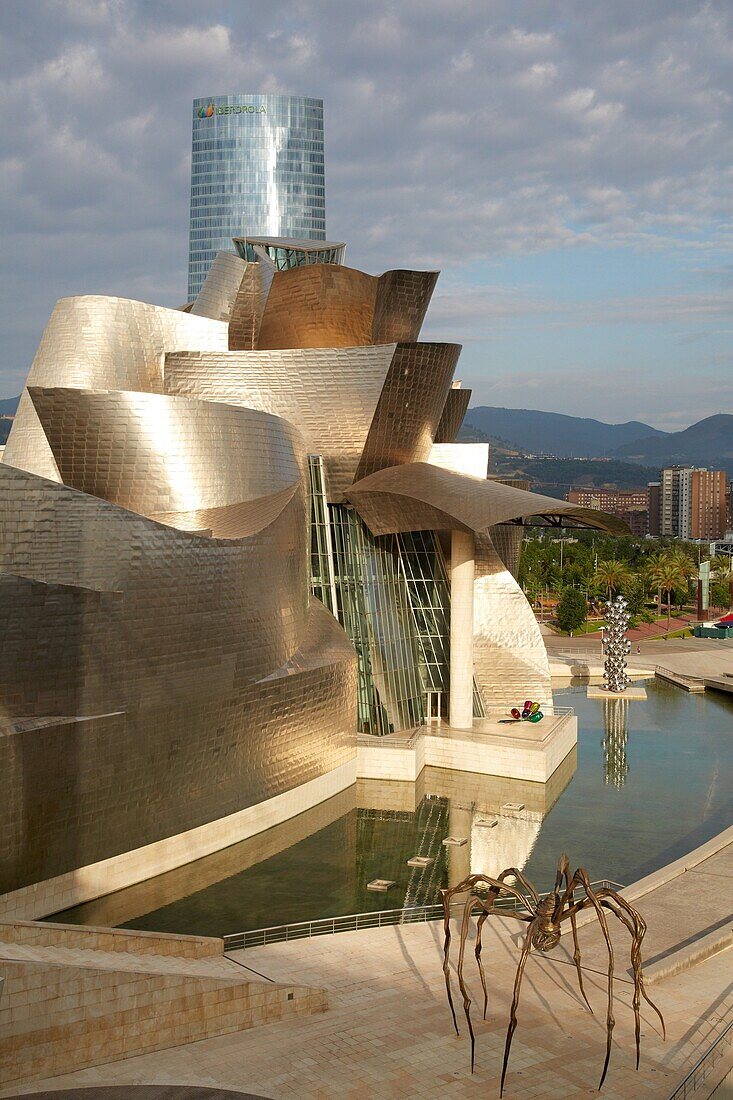 Guggenheim museum, Bilbo-Bilbao, Biscay, Basque Country, Spain.