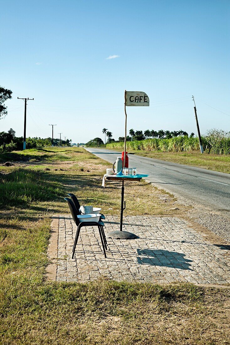 Stall with Coffee, Ciego de Avila Province , Cuba.