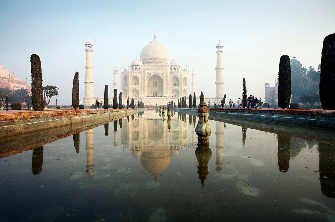 The Taj Mahal, mausoleum of the Empress Mumtaz Mahal  Agra  India.