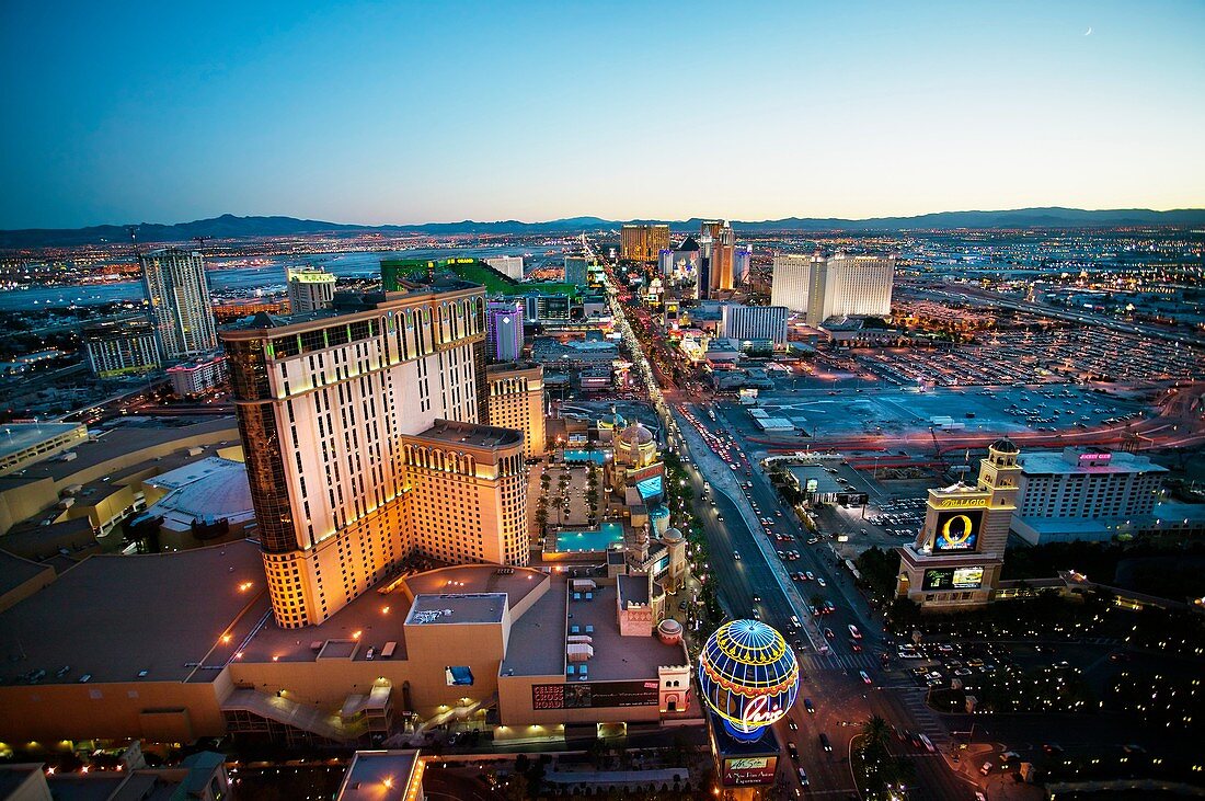 The Strip Las Vegas Boulevard, Las Vegas, Nevada, USA.