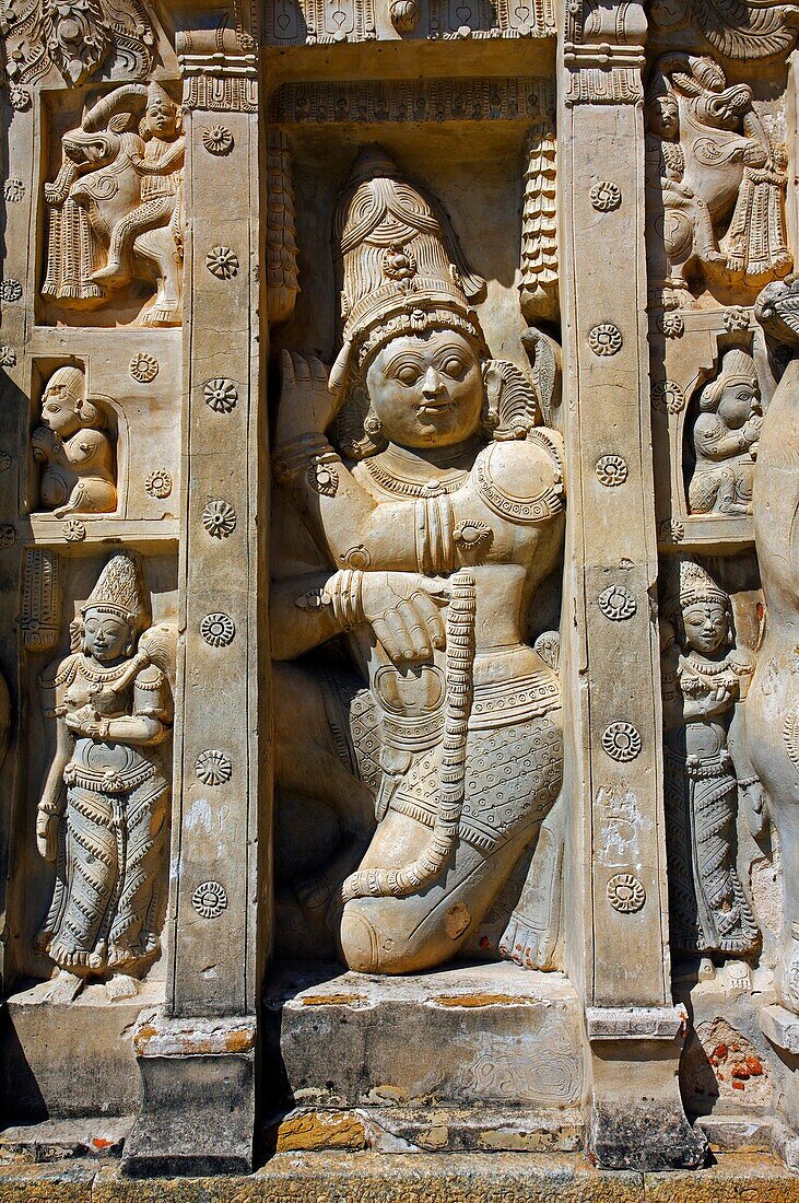 Kailasanatha temple, Kanchipuram, Tamil Nadu, India.