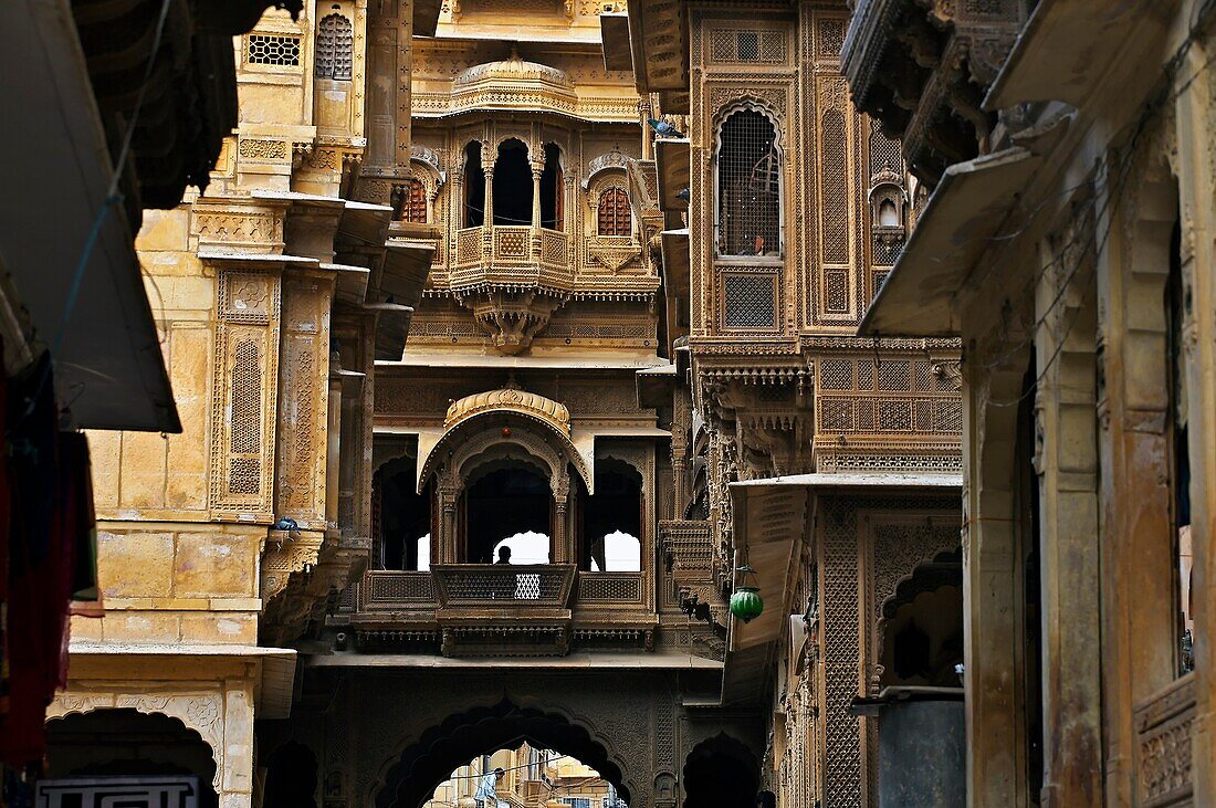 Parwan ki haveli  Jaisalmer  Rajasthan  India.