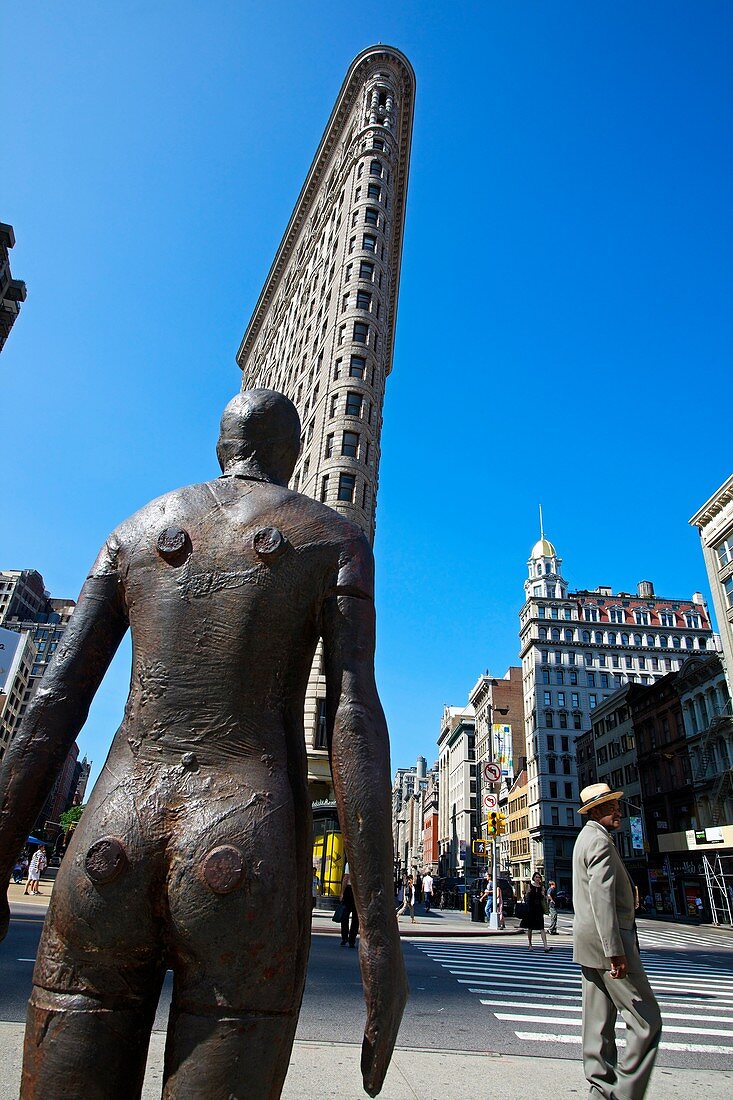 Flatiron Building, Flat Iron, Manhattan, New York City  USA.