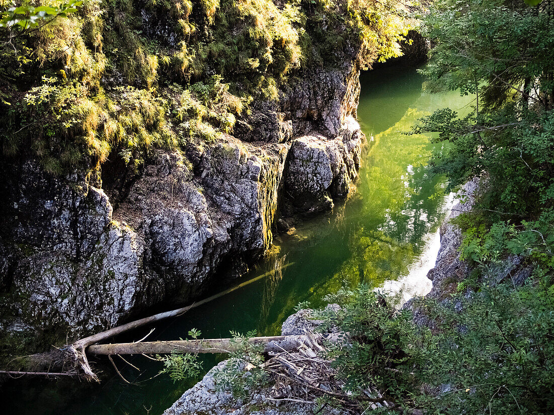 Landschaft am Walchen, Karwendelgebirge, Bayern, Deutschland