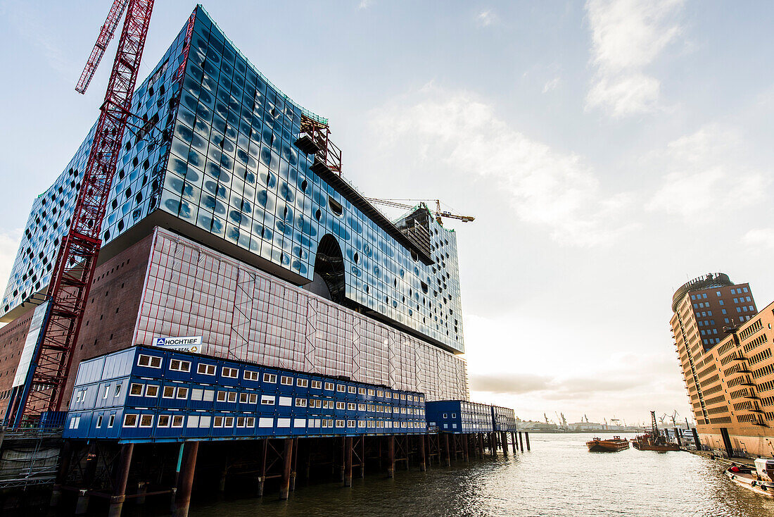 Elbphilharmonie in the HafenCity, Hamburg, Germany