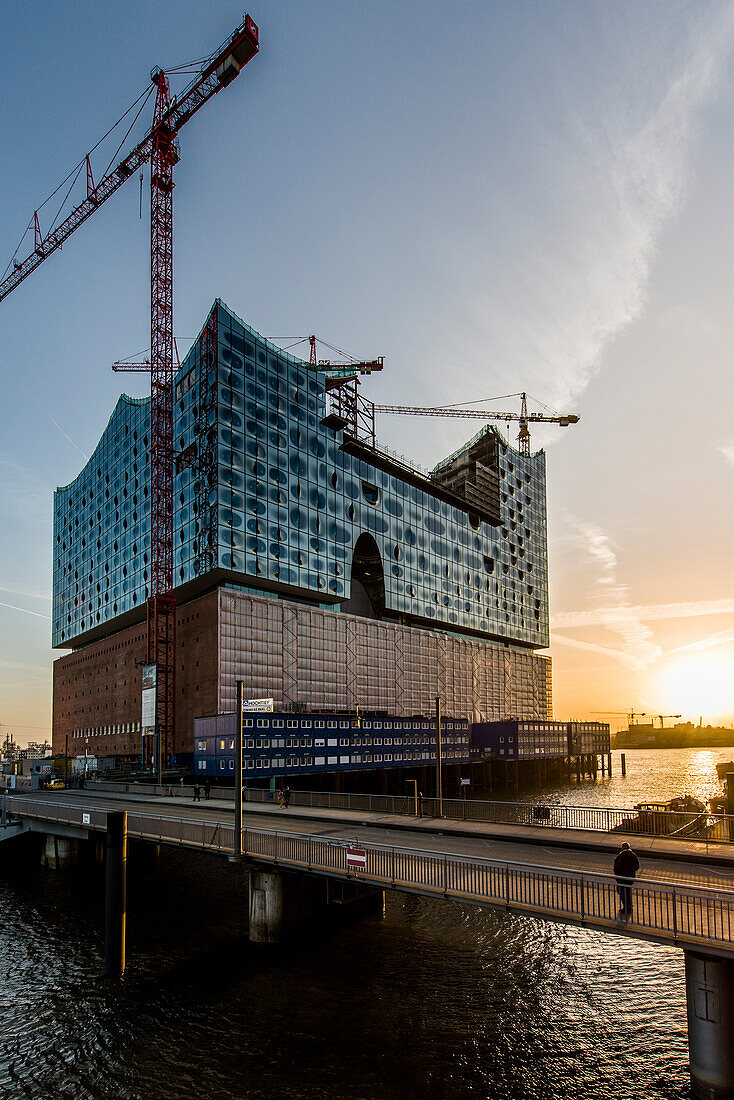 Elbphilharmonie in der Hafencity, Hamburg, Deutschland