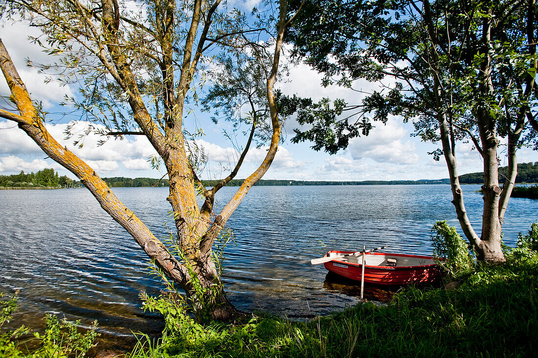 Kellersee am Gut Immenhof bekannt aus den gleichnamigen Filmen, Malente, Schleswig-Holstein, Deutschland