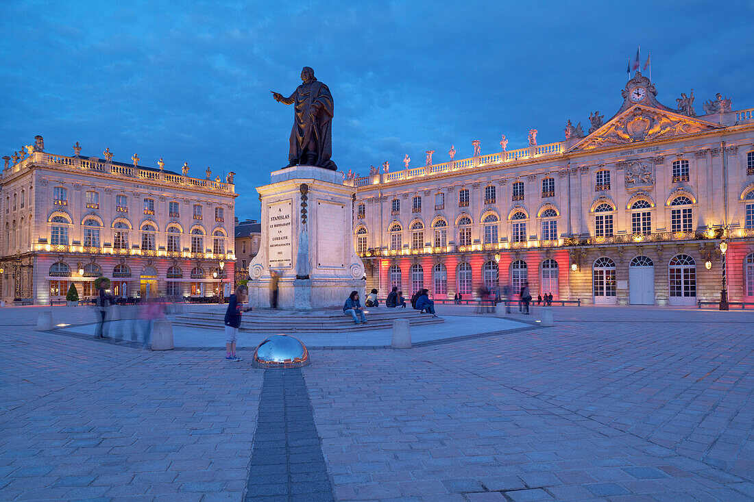 La Place Stanislas in Nancy, Unesco Weltkulturerbe, Meurthe-et-Moselle, Region Alsace-Lorraine, Elsaß-Lothringen, Frankreich, Europa