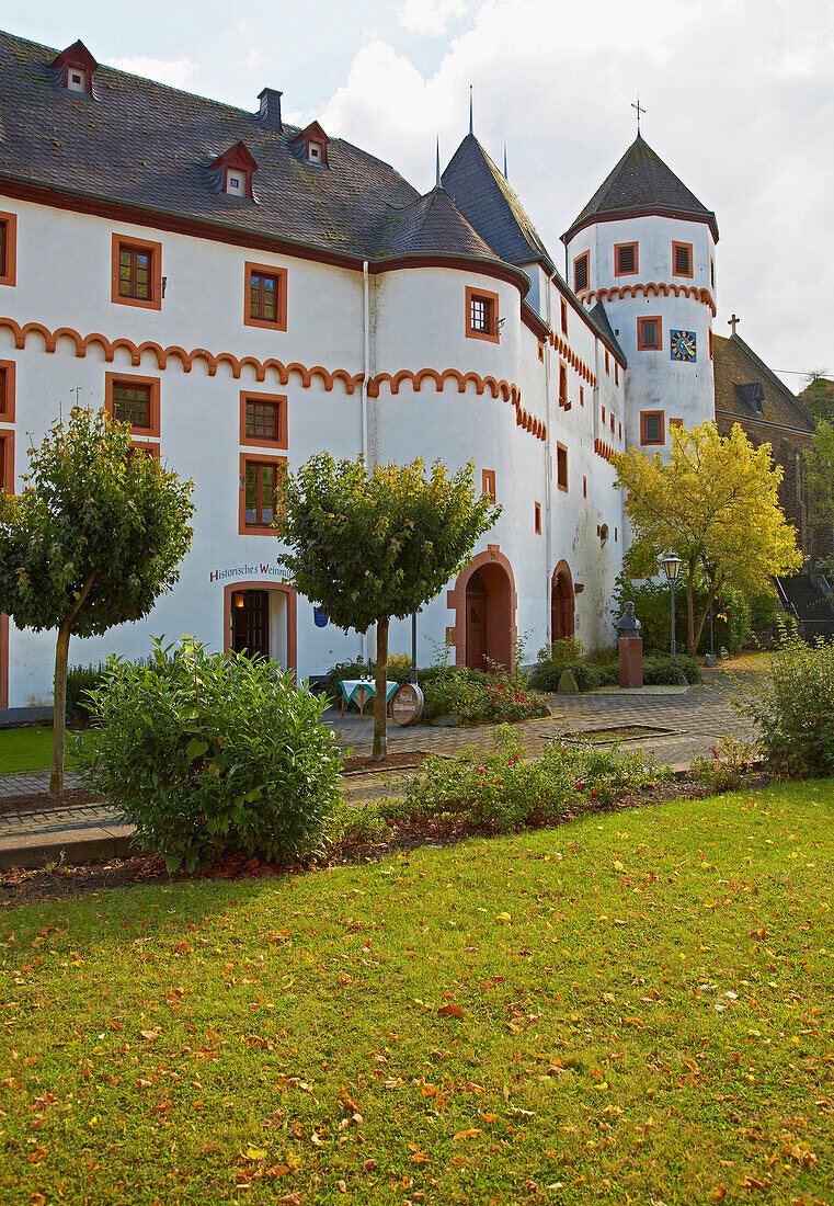 Schloss Gondorf Castle, Princes von der Leyen, Kobern-Gondorf, Mosel, Rhineland-Palatinate, Germany, Europe