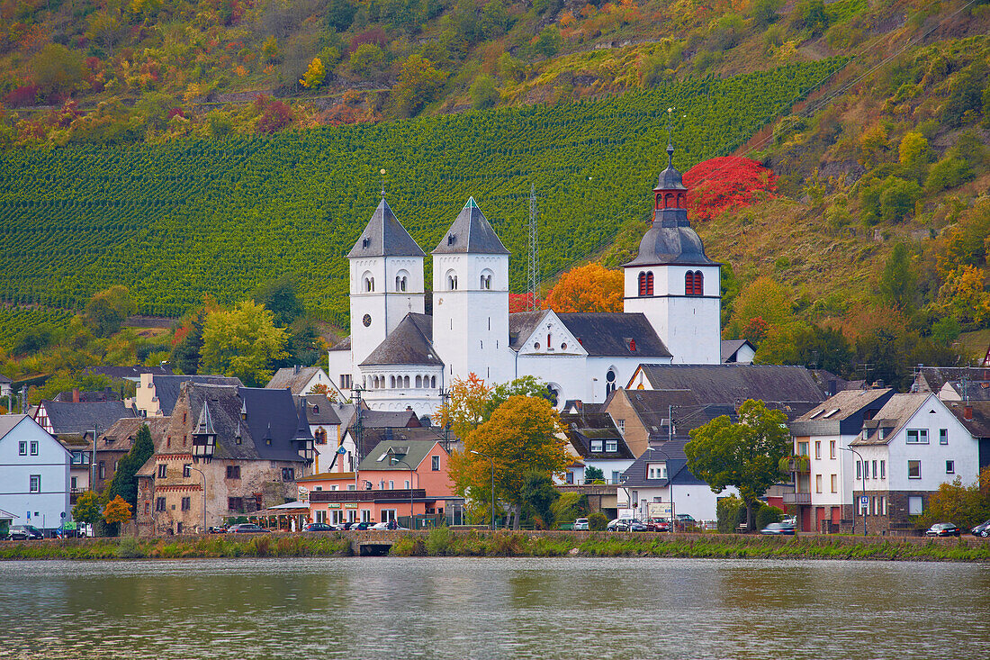 Stiftskirche St. Castor in Treis-Karden, Ortsteil Karden, Mosel, Rhineland-Palatinate, Germany, Europe