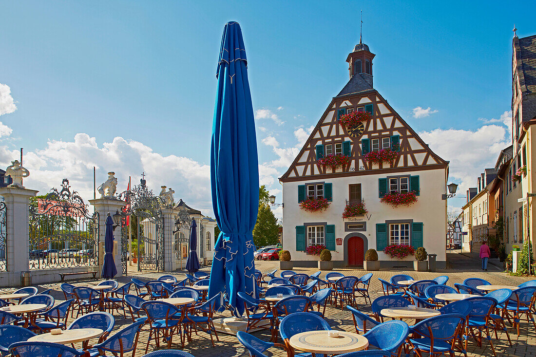 Historic town hall from 1642 in Engers, Neuwied-Engers, Rhein, Rhineland-Palatinate, Germany, Europe