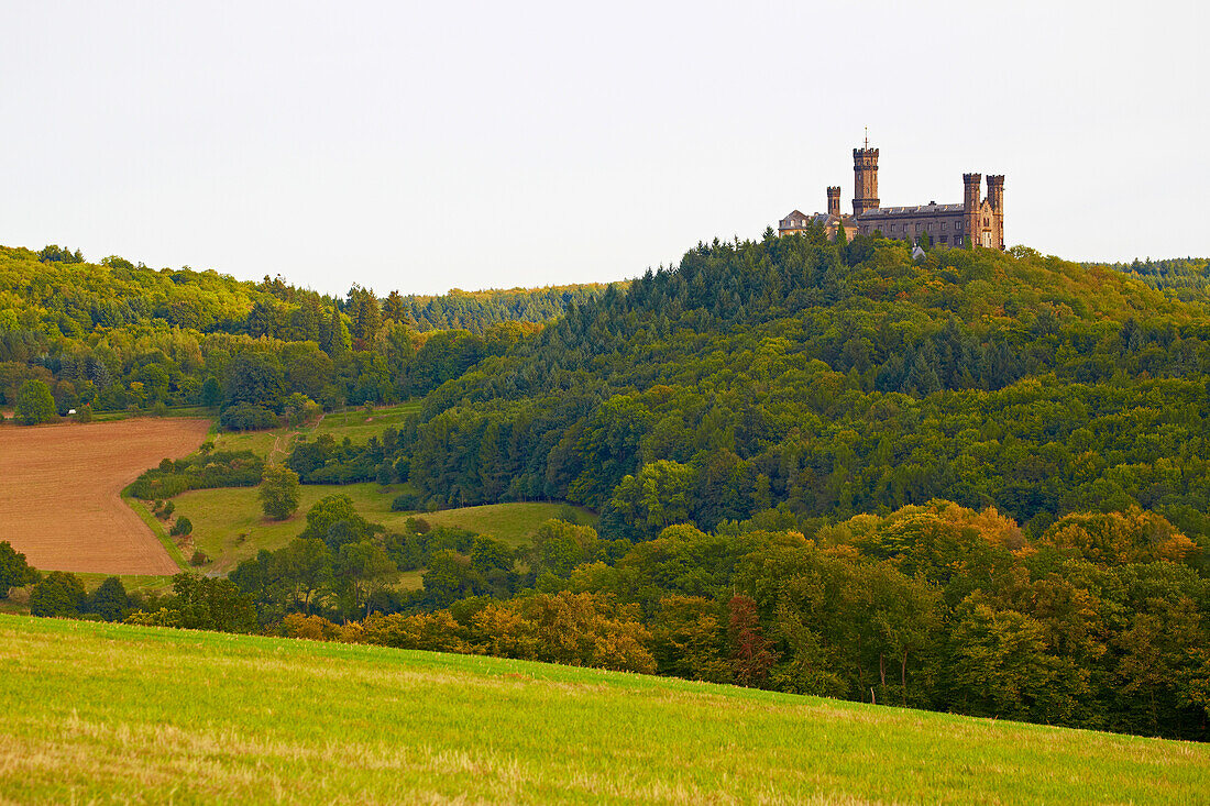 Burg Schaumburg near Geilnau, Lahn, Westerwald, Rhineland-Palatinate, Germany, Europe