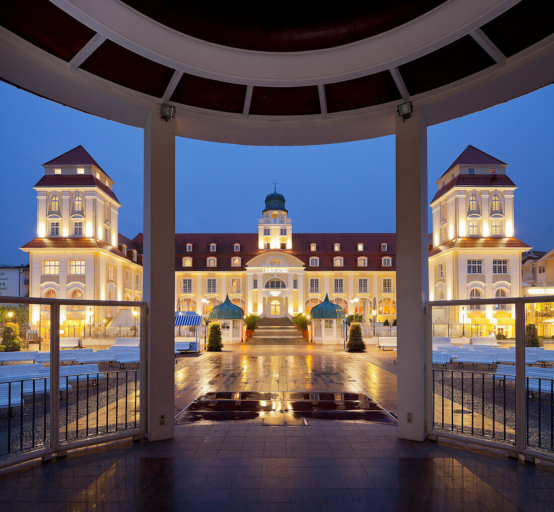 Spa hotel, Binz, Ruegen, Mecklenburg-Western Pomerania, Germany