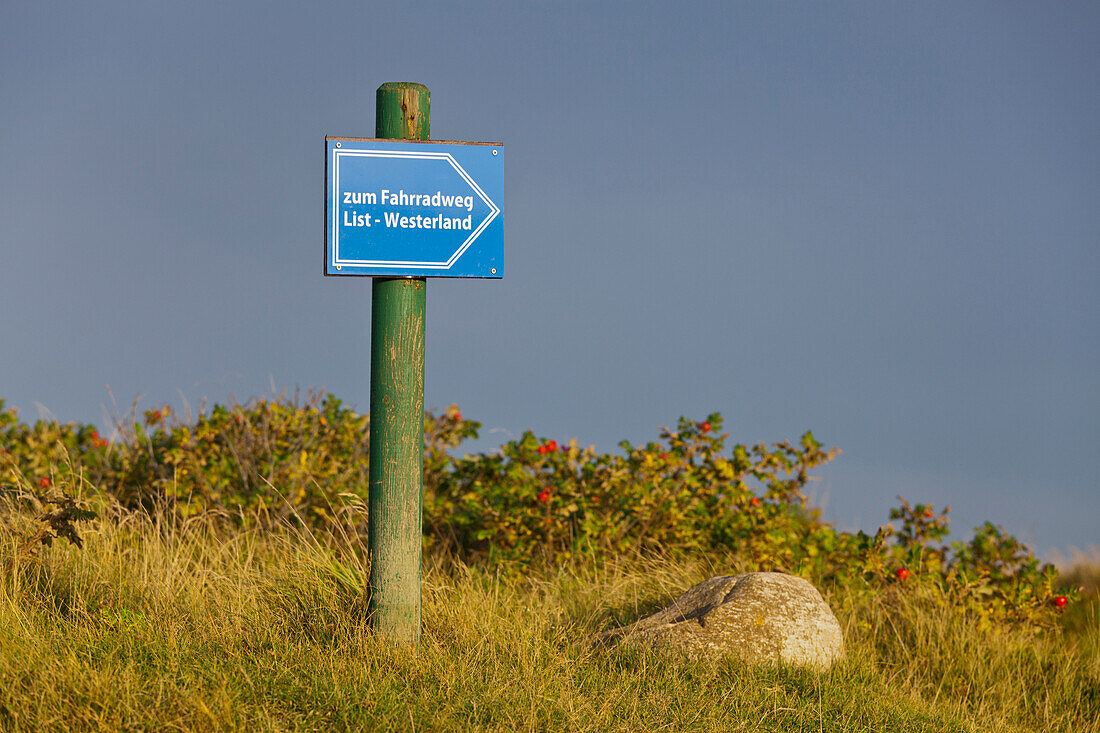 Wegweiser, Sylt, Schleswig-Holstein, Deutschland