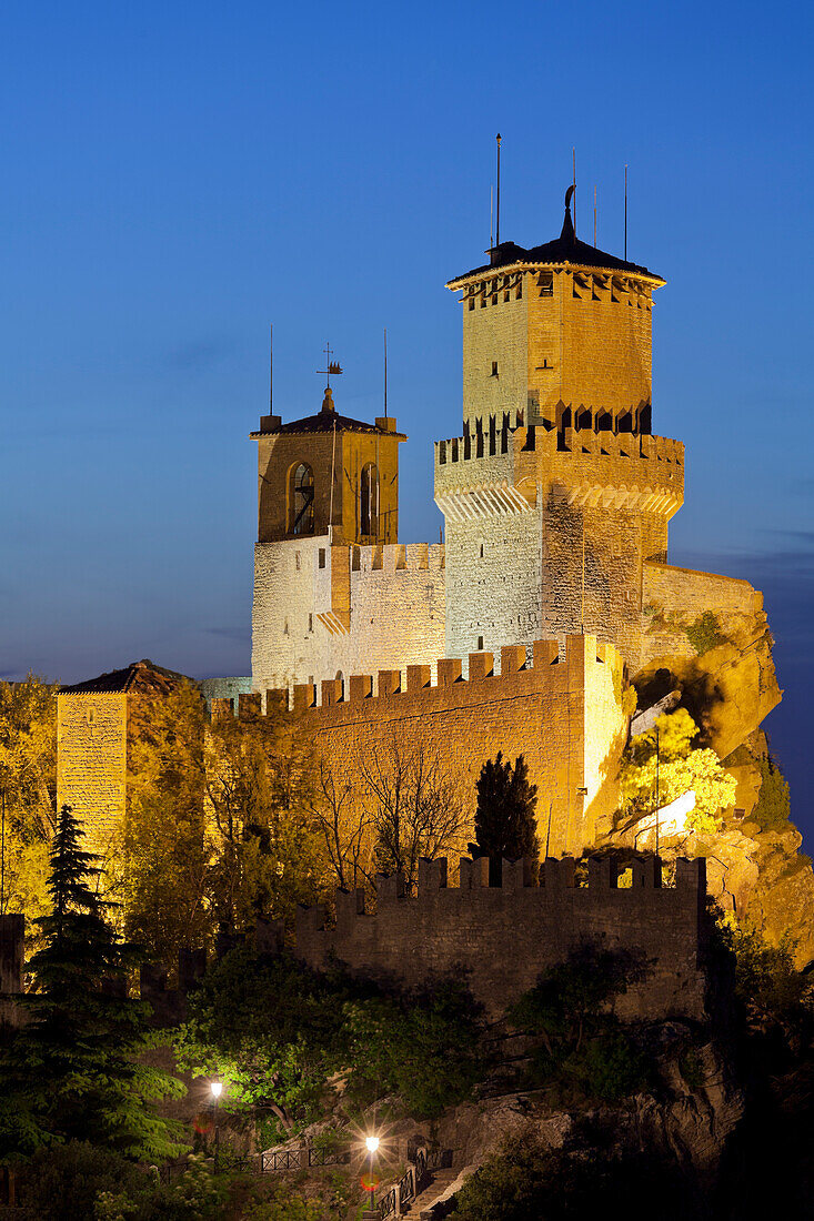 Festung La Guaita, erster Turm, Monte Titano, Republik San Marino