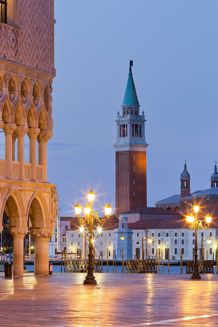 Doges Palace, Markusplatz, San Giorgio Maggiore, San Marco, Venice, Italy