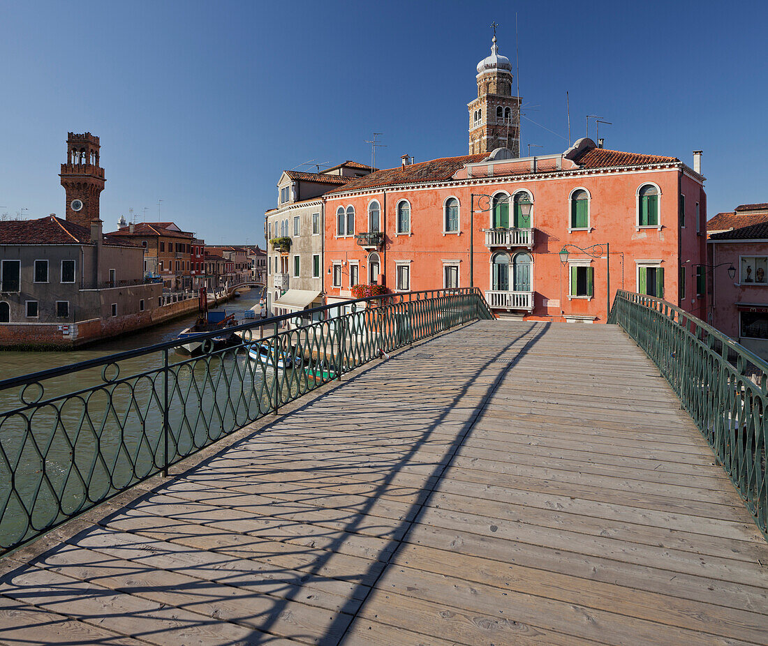 Ponte Longo, Campo Stefano, San Pietro Martire, Murano, Venedig, Italien