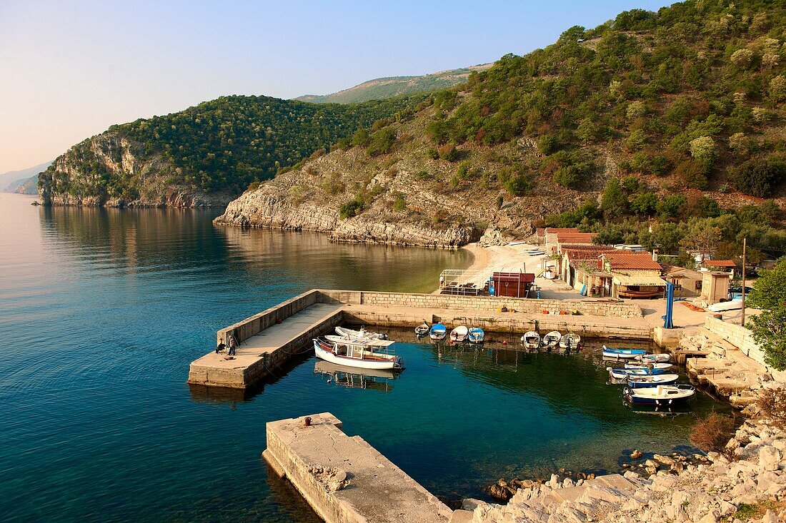 Beli harbour, Cres Island, Croatia
