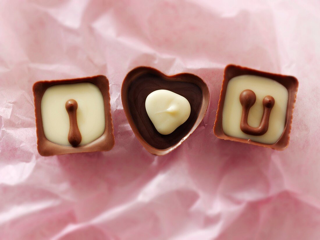 I love you chocolates