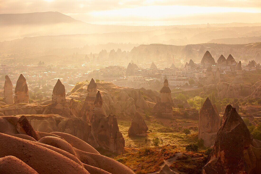 Goreme at sunrise Cappadocia Turkey