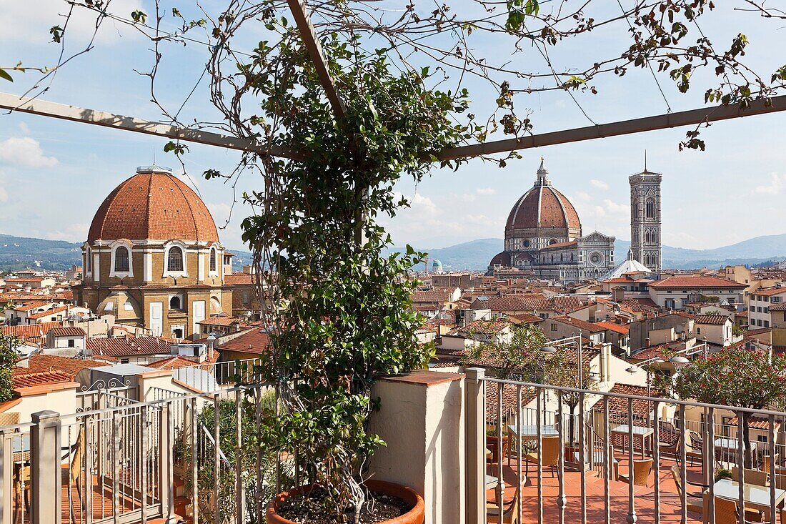 san lorenzo church and duomo in florence