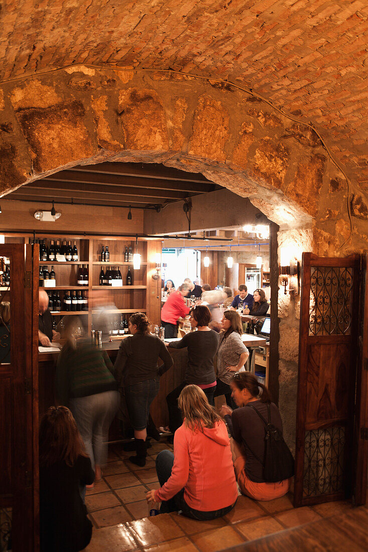 USA, California, Sonoma, the tasting room at the Buena Vista Carneros winery