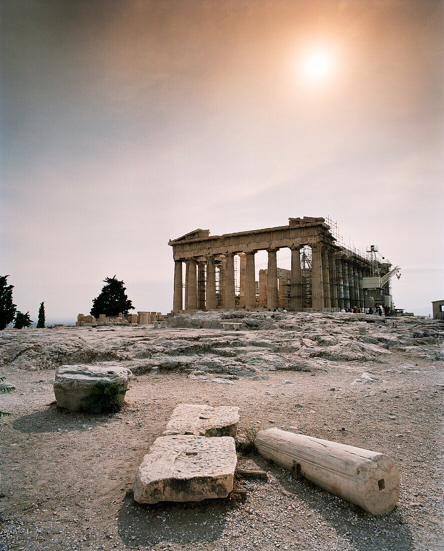 GREECE, Athens, the Parthenon at the Acropolis