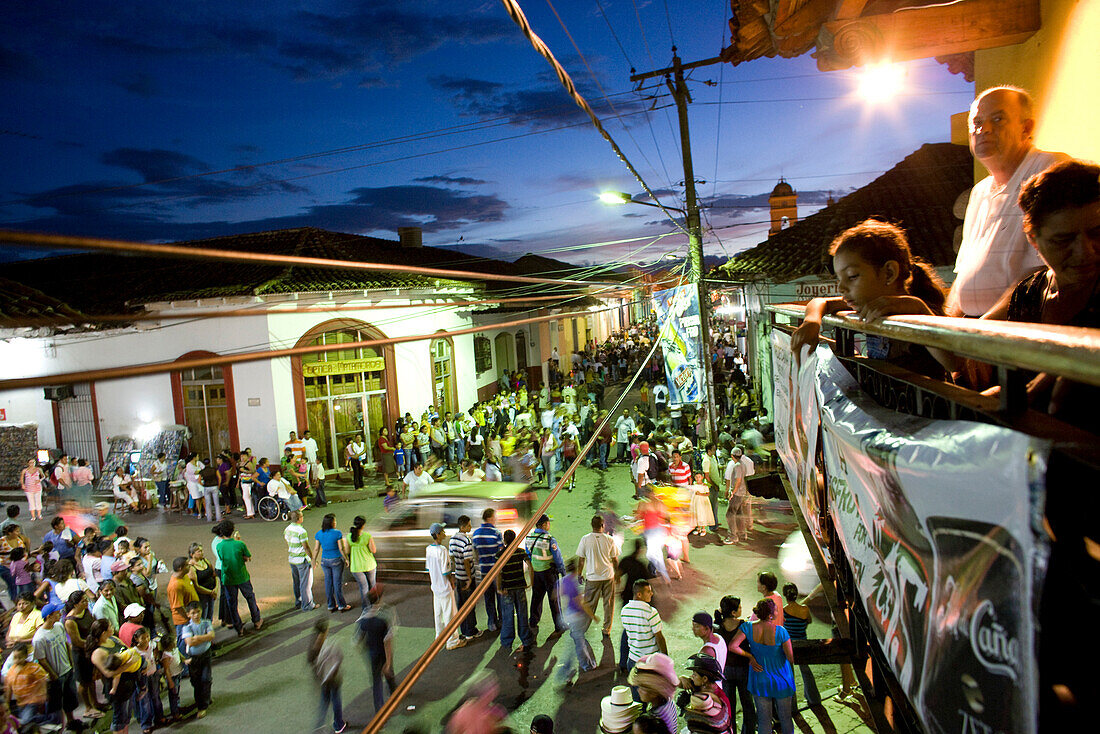 NICARAGUA, Granada, a street fair and festival in the streets of downtown Grendada