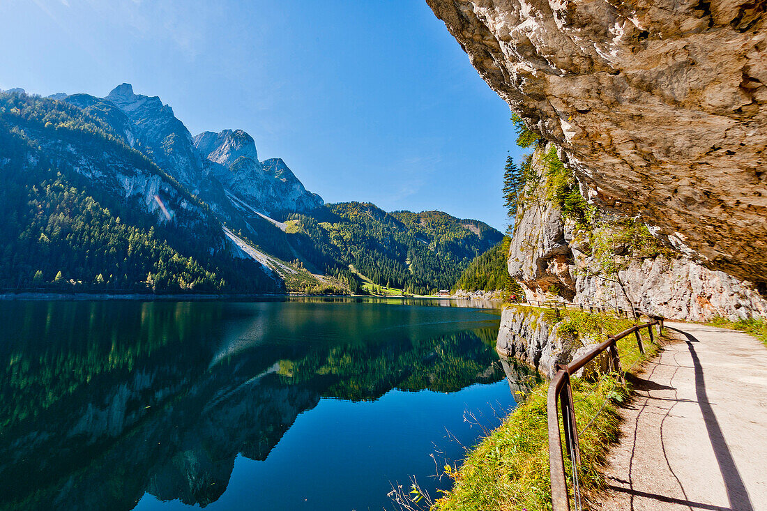 Berglandschaft am Gosausee, Salzkammergut, Oberösterreich, Österreich