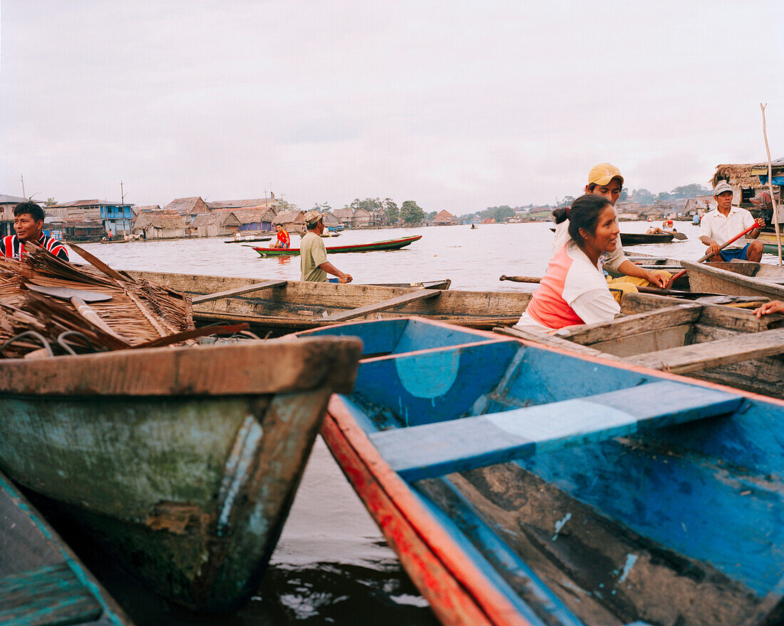 PERU, Belen, South America, Latin America, Belen market in Itaya River