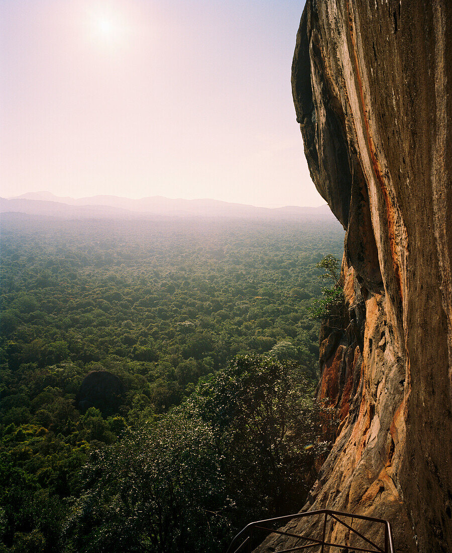 SRI LANKA, Asia, high angle view of a Sigiriya Fortress