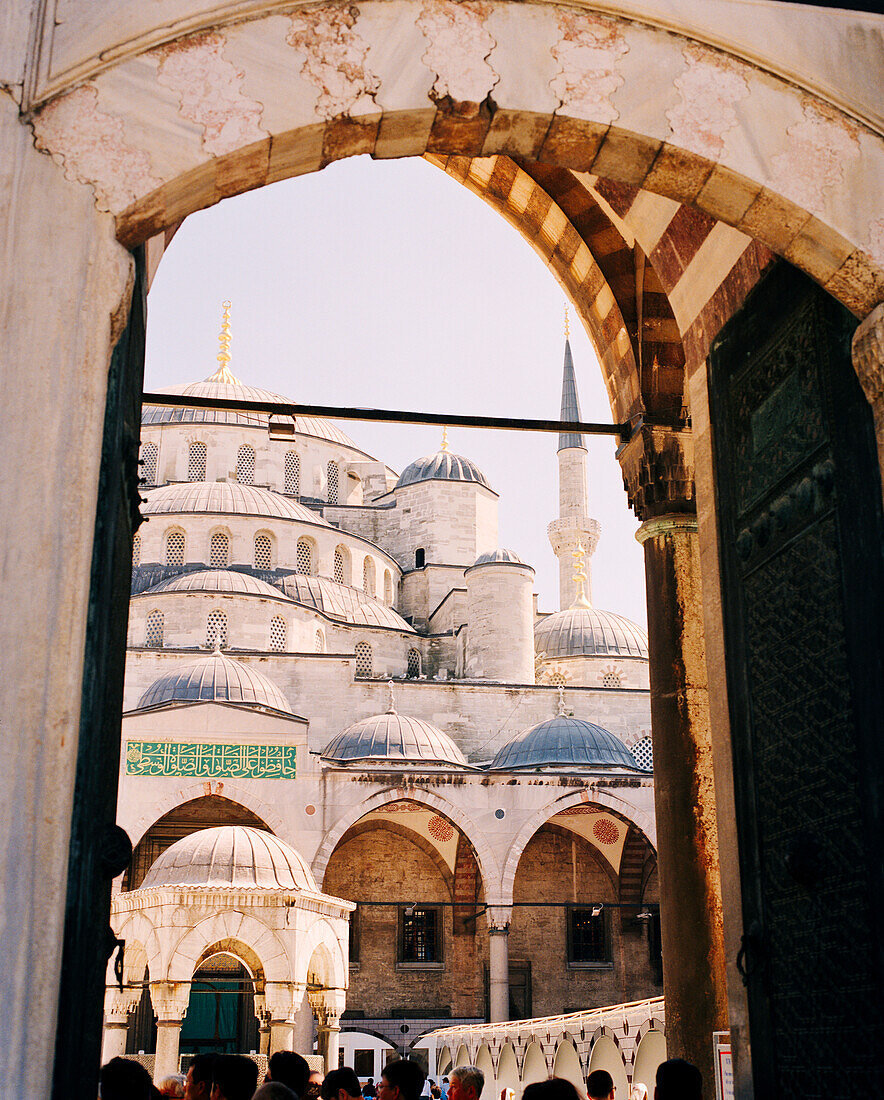 TURKEY, Istanbul, view of Sultan Ahmed Mosque
