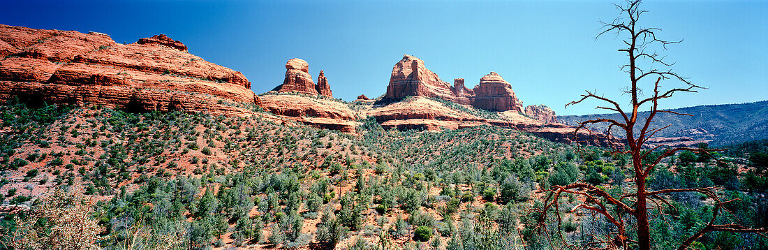 USA, Arizona, Schnebly Hill rock formations, Sedona