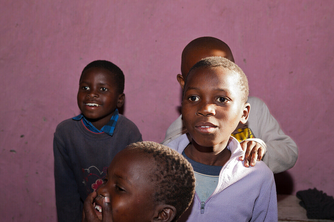 Children in Xhosa Village, Wild Coast, Eastern Cap, South Africa