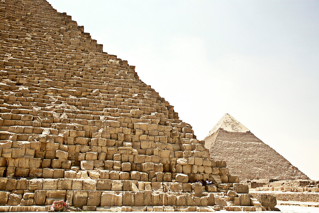 Cheops-Pyramide und Chephren-Pyramide, Gizeh, al-Dschiza, Ägypten