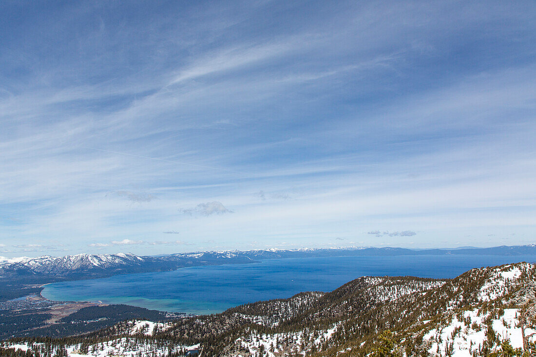 Sierra Nevada am Lake Tahoe, Kalifornien, USA