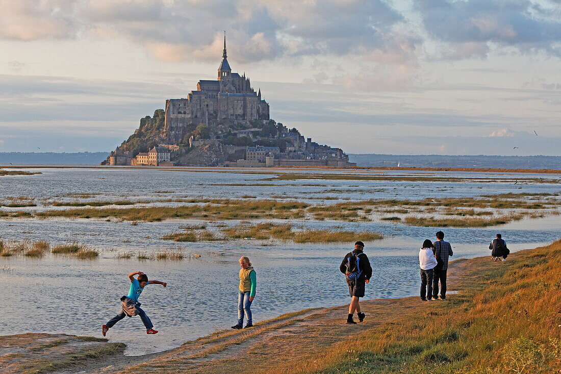 Mont Saint Michel, Basse-Normandie, Normandie, Frankreich