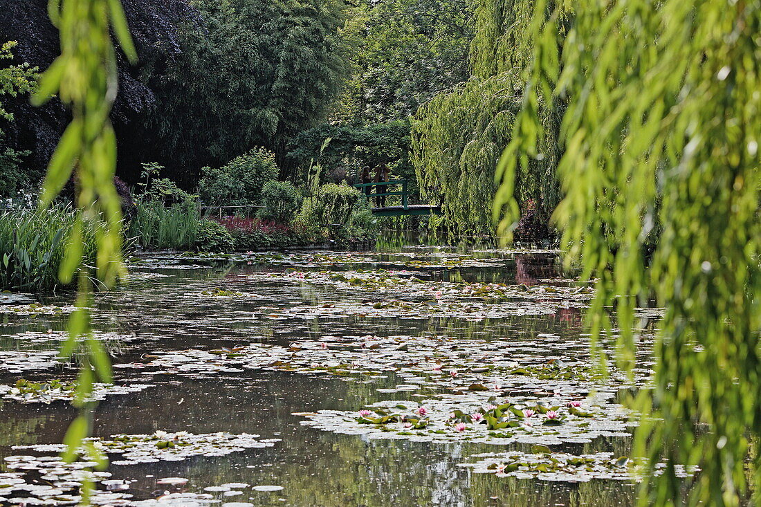Seerosenteich im Garten von Claude Monet, Giverny, Eure, Normandie, Frankreich
