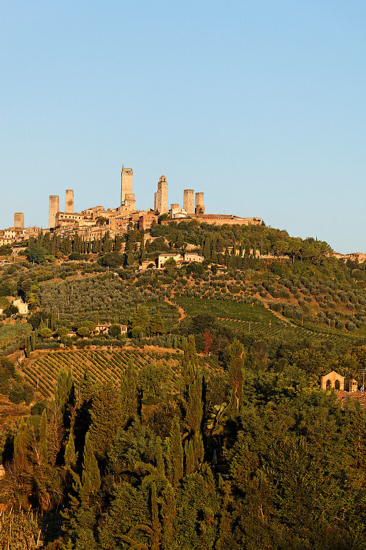 San Gimignano, Toskana, Italien