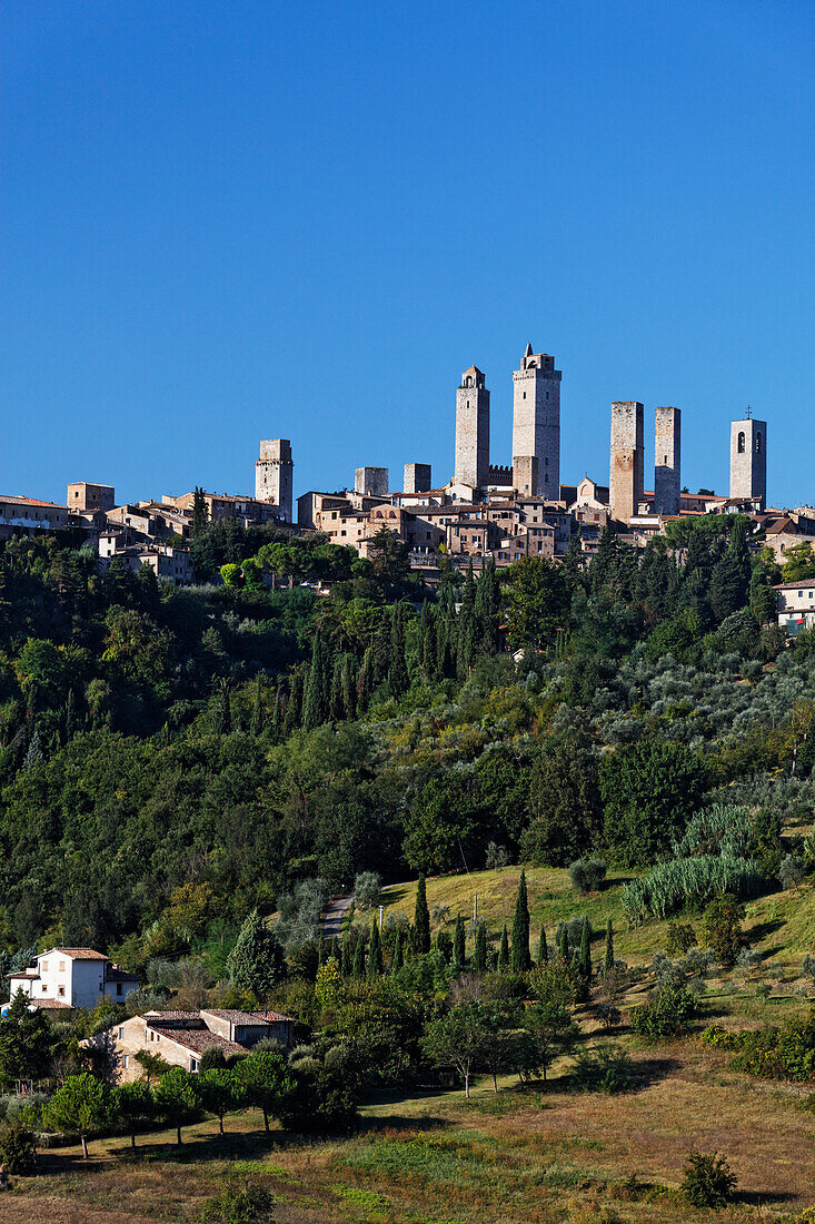 San Gimignano, Toskana, Italien