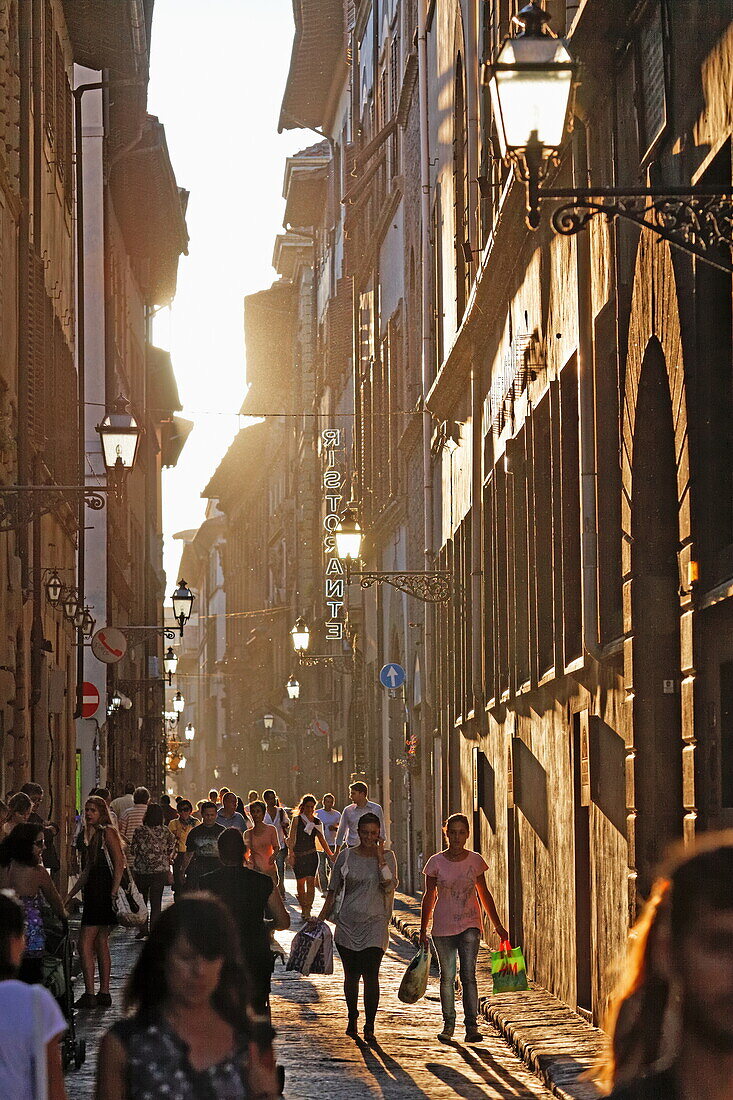 Via del Corso, Florenz, Toskana, Italien