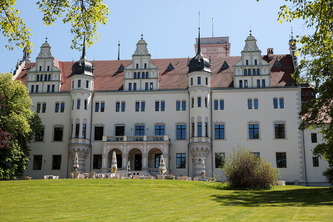 Park und Schloss Boitzenburg, Boitzenburg, Uckermark, Brandenburg, Deutschland