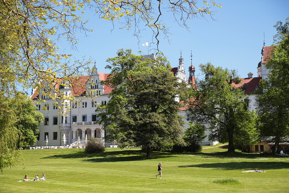 Park und Schloss Boitzenburg, Boitzenburg, Uckermark, Brandenburg, Deutschland