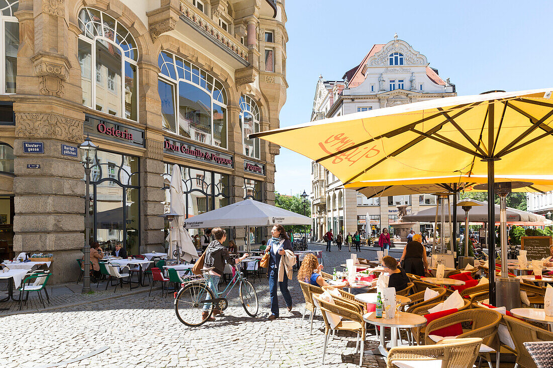 Kneipenmeile Drallewatsch, Leipzig, Sachsen, Deutschland