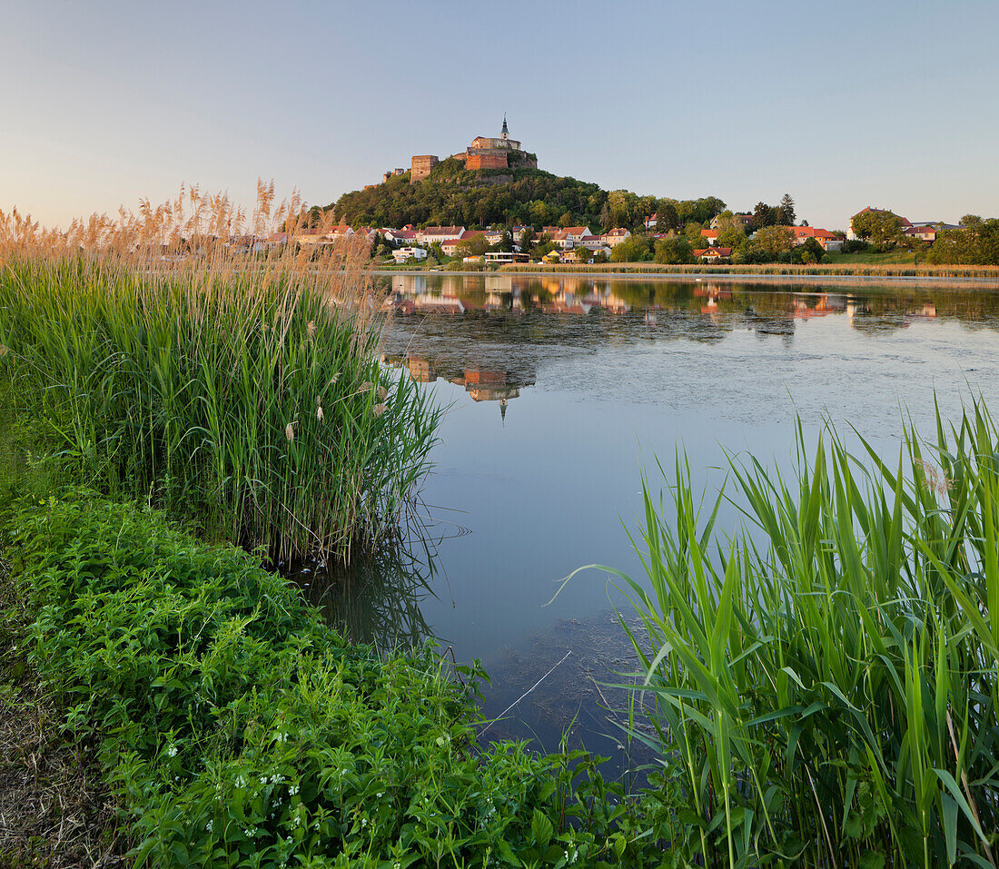 Guessing castle and fish pond, Guessing, Burgenland, Austria