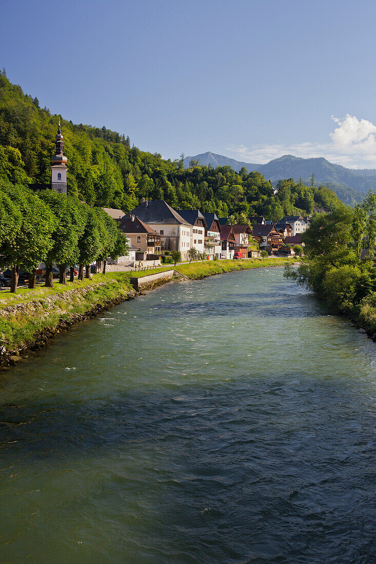 Traun near Lauffen, Upper Austria, Austria