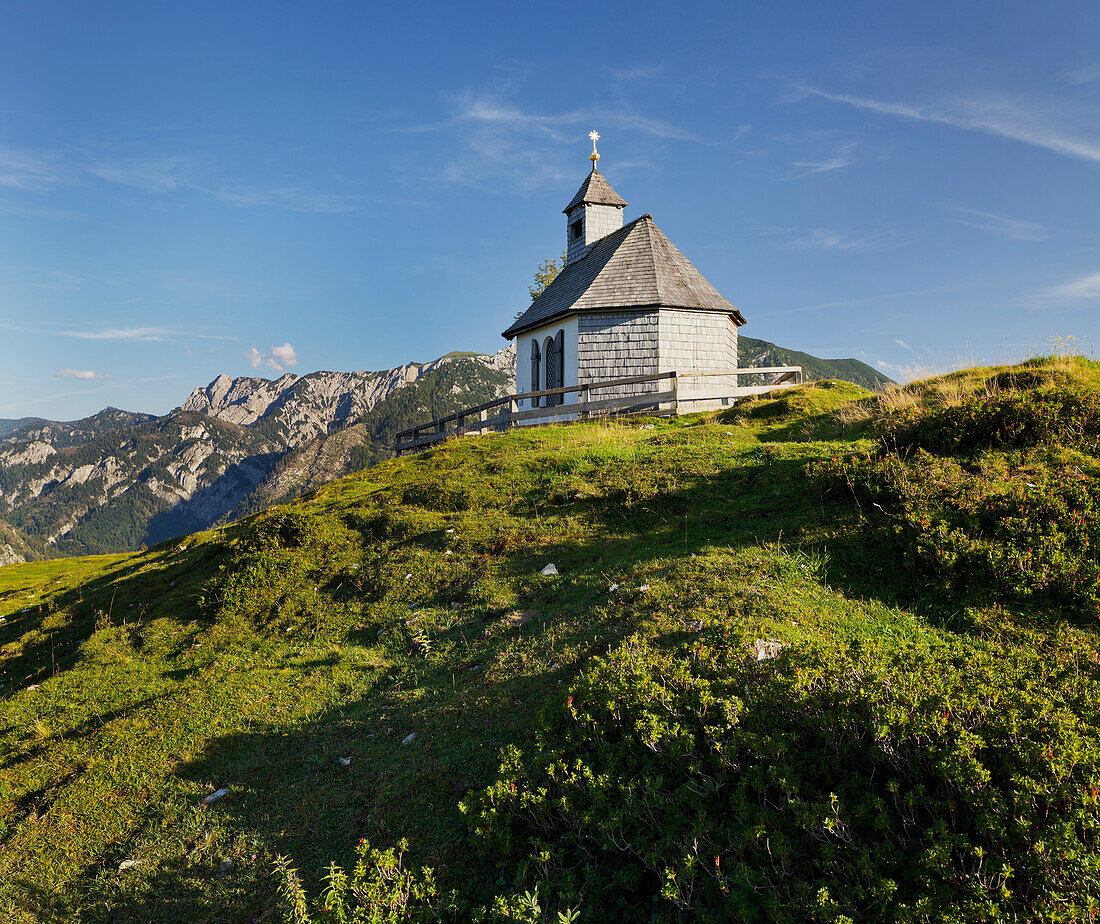 Postalm chapel, Postalm, Salzkammergut, Salzburg Land, Austria