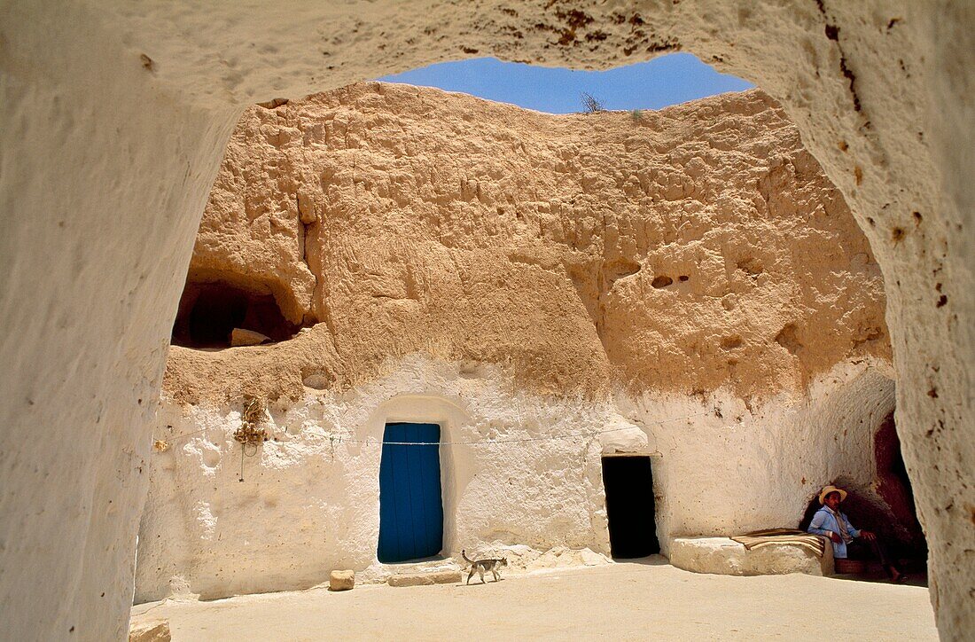 Underground houses  Matmata  Southern Tunisia.